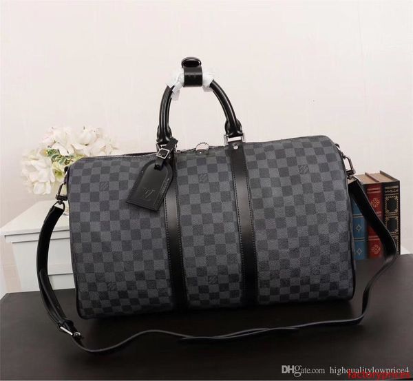 classic brown letter canvas leather men duffel bag fashion style big size women handbag n41413
classic brown letter canvas leather men duffel bag fashion style big size women handbag n41413