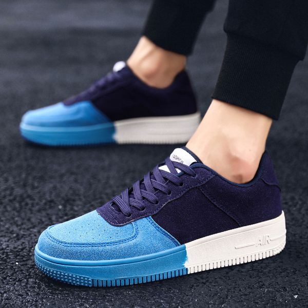 m- spring and autumn new personality color matching lace men's shoes casual fashion wild trend outdoor activities daily shoes, Black
m- spring and autumn new personality color matching lace men's shoes casual fashion wild trend outdoor activities daily shoes, Black