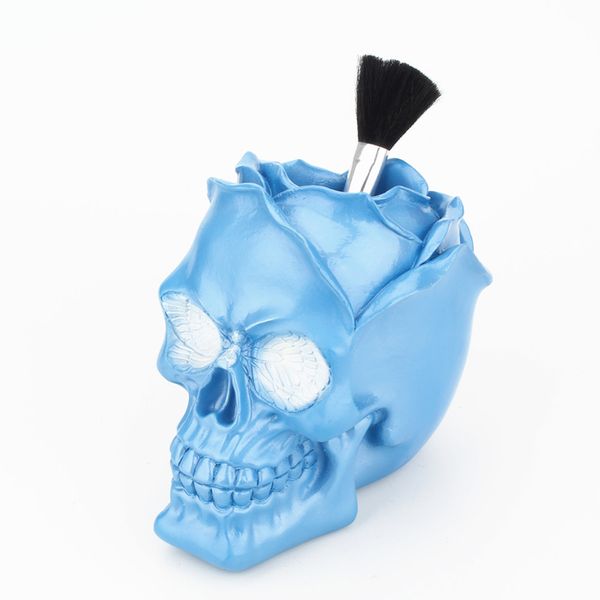 3d rose skull storage box makeup brush pen holder case - decoration for home office - gift for friends
3d rose skull storage box makeup brush pen holder case - decoration for home office - gift for friends