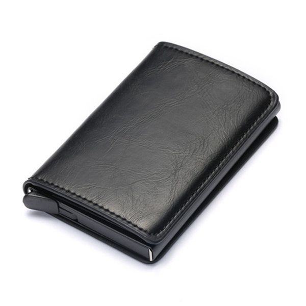 credit card holder men and women metal rfid vintage aluminium box crazy horse pu leather fashion card wallet, Red;black
credit card holder men and women metal rfid vintage aluminium box crazy horse pu leather fashion card wallet, Red;black