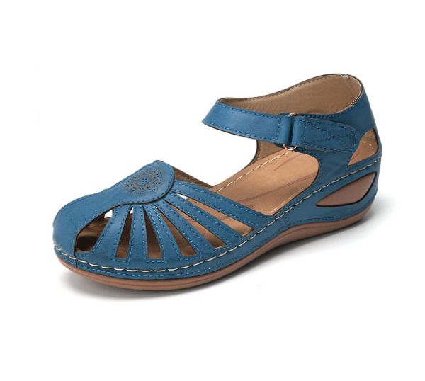 women fashion hollow flat sandals lady round toe platfrom shoes, Black
women fashion hollow flat sandals lady round toe platfrom shoes, Black