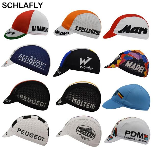 molteni peugeot mapei retro cycling caps 12 style headwear classical quick-drying polyester cycling hat schlafly, Black
molteni peugeot mapei retro cycling caps 12 style headwear classical quick-drying polyester cycling hat schlafly, Black