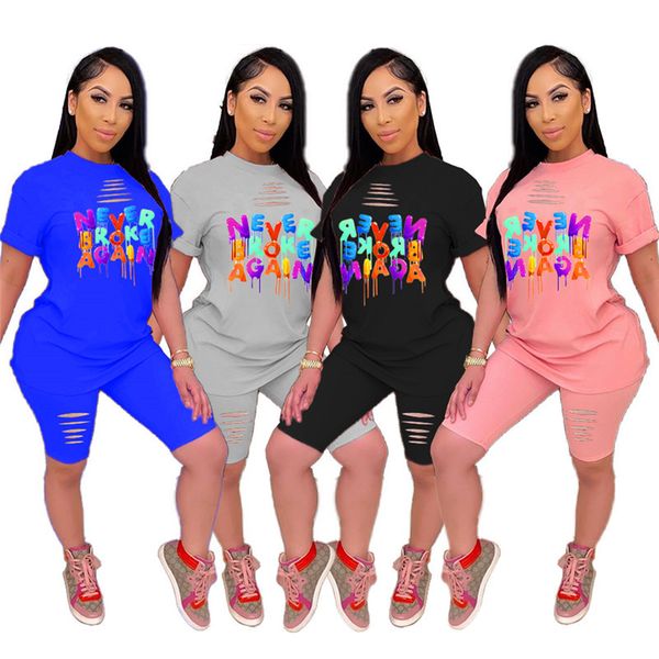 summer women clothing outfits casual short sleeved t-shirt +shorts tracksuit ladies print ripped 2 pieces sets sportswear s-5xl d52205ly, White
summer women clothing outfits casual short sleeved t-shirt +shorts tracksuit ladies print ripped 2 pieces sets sportswear s-5xl d52205ly, White