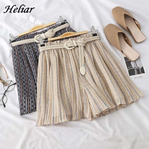 heliar casual shorts female shorts striped casual chic high waist short with sashes 2020 women streetwear loose wide leg, White;black
heliar casual shorts female shorts striped casual chic high waist short with sashes 2020 women streetwear loose wide leg, White;black