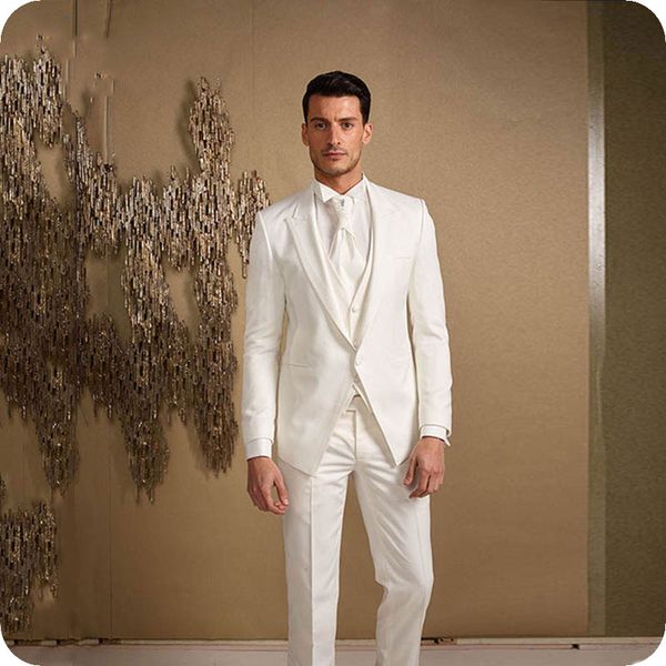 formal white wedding suits for men groom tuxedos man blazer man jacket slim fit terno masculino latest design costume homme 3piece, Black;gray
formal white wedding suits for men groom tuxedos man blazer man jacket slim fit terno masculino latest design costume homme 3piece, Black;gray