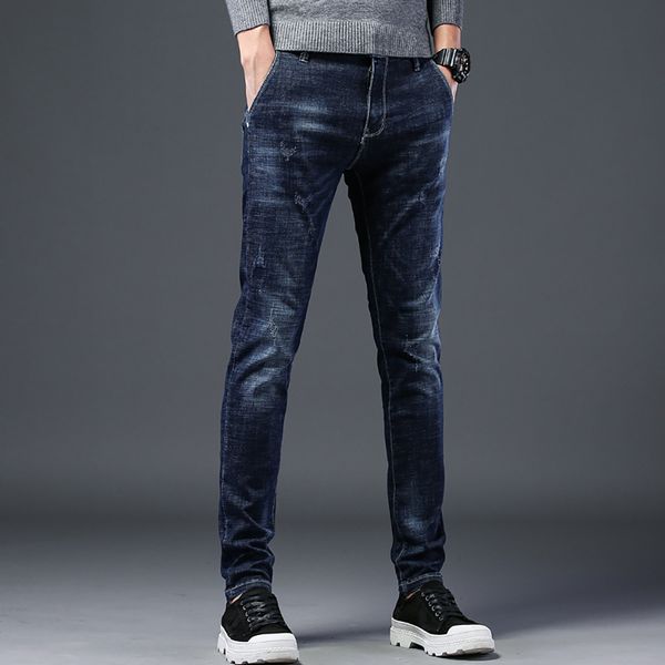audwhale summer slim fit men's jeans full length casual cotton pencil pants mid waist black blue denim pants for men
audwhale summer slim fit men's jeans full length casual cotton pencil pants mid waist black blue denim pants for men