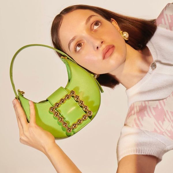 new lady bag fashion 2020 personality half-moon square bag solid underarm shoulder portable saddle bolsos marca de lujo
new lady bag fashion 2020 personality half-moon square bag solid underarm shoulder portable saddle bolsos marca de lujo