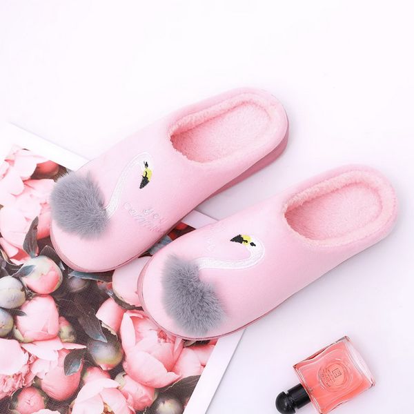 women flamingo pattern slippers autumn winter house slippers fluffy fur soft indoor shoes men warm shoes slip-ons, Black
women flamingo pattern slippers autumn winter house slippers fluffy fur soft indoor shoes men warm shoes slip-ons, Black