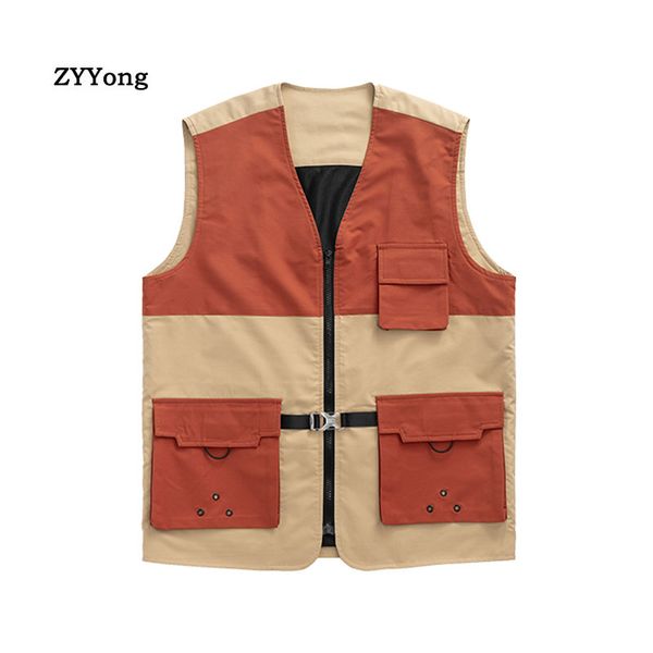 summer men vest jackets multi-pocket fashion lovers leisure streetwear hip hop sleeveless loose cool clothing outdoor coat set, Black;white
summer men vest jackets multi-pocket fashion lovers leisure streetwear hip hop sleeveless loose cool clothing outdoor coat set, Black;white