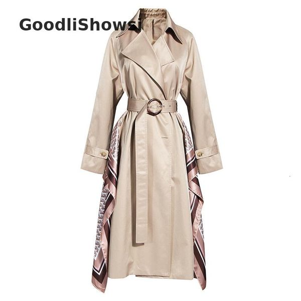 goodlishowsi winter fashion women's trench coats notched lapel scarf spliced long sleeve england style belted coats overcoat, Tan;black
goodlishowsi winter fashion women's trench coats notched lapel scarf spliced long sleeve england style belted coats overcoat, Tan;black