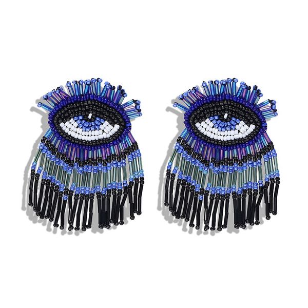 new fashion luxury funny special designer exaggerated cute lovely devil eye hand made bohemia beaded tassel stud earrings for women, Golden;silver
new fashion luxury funny special designer exaggerated cute lovely devil eye hand made bohemia beaded tassel stud earrings for women, Golden;silver