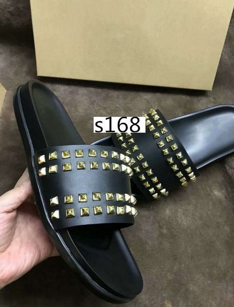 donna studded flat shoes designer luxury red bottoms shoes men's rivet spikes flat slipperswith boxs, Black
donna studded flat shoes designer luxury red bottoms shoes men's rivet spikes flat slipperswith boxs, Black