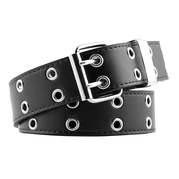 belts men women pu leather belt for jeans fashion female punk trousers pin buckle black willow nail waist full grommet, Black;brown
belts men women pu leather belt for jeans fashion female punk trousers pin buckle black willow nail waist full grommet, Black;brown