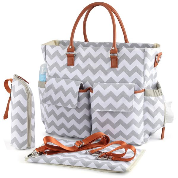 diaper bag tote nursing handbag mummy nappy bags large capacity baby bag stripe baby care with stroller straps 5pcs/set
diaper bag tote nursing handbag mummy nappy bags large capacity baby bag stripe baby care with stroller straps 5pcs/set