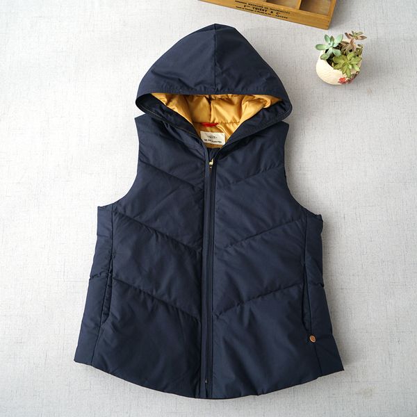 winter autumn new arrivals women brief all-match japanese style brief hooded sleeveless comfortable warm white duck down vest, Black
winter autumn new arrivals women brief all-match japanese style brief hooded sleeveless comfortable warm white duck down vest, Black