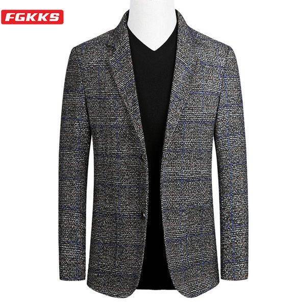 men's suits & blazers fgkks brand men fashion spring autumn slim fit wild suit jacket single breasted business casual blazer male, White;black
men's suits & blazers fgkks brand men fashion spring autumn slim fit wild suit jacket single breasted business casual blazer male, White;black