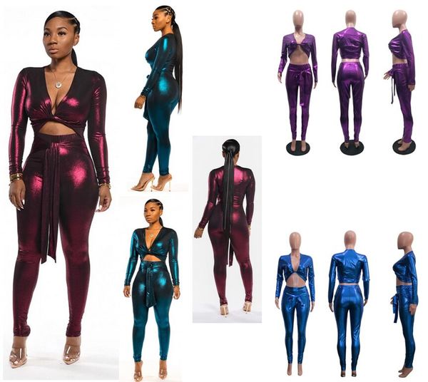 shinny colors women tracksuit women 2 pieces outfit set crop + pants outfit casual suit, White
shinny colors women tracksuit women 2 pieces outfit set crop + pants outfit casual suit, White