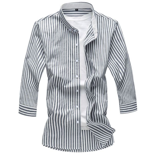summer men's dress casual shirt , fashion men's vertical striped business three quarter shirts men , mens shirt, White;black
summer men's dress casual shirt , fashion men's vertical striped business three quarter shirts men , mens shirt, White;black