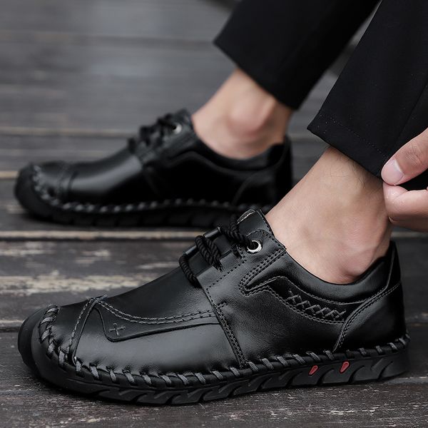 genuine leather men casual shoes handmade sewing mens loafers italian moccasins black sneakers shoes big size 48
genuine leather men casual shoes handmade sewing mens loafers italian moccasins black sneakers shoes big size 48