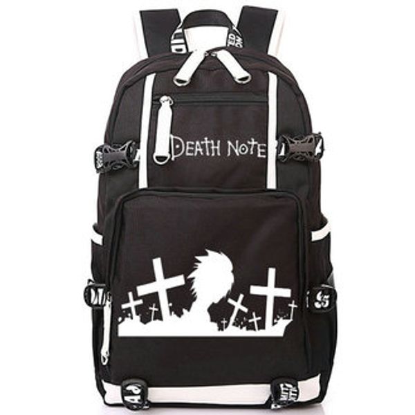 death note backpack fans love cartoon day pack nice anime school bag print packsack computer rucksack sport schoolbag outdoor daypack