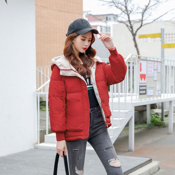 lucyever winter thick women down jacket fashion hooded ladies short coat plus size warm cotton parka casual korean clothes 2019, Black
lucyever winter thick women down jacket fashion hooded ladies short coat plus size warm cotton parka casual korean clothes 2019, Black