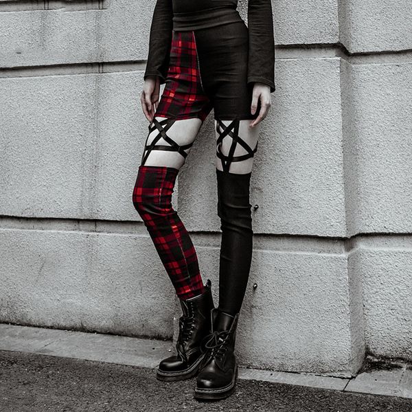 женщины брюки pentagram женщины черные штаны готический прохладный тонкий высокой талией на молнии plaid цвет красный плед hollow punk стиль, Black;white
женщины брюки pentagram женщины черные штаны готический прохладный тонкий высокой талией на молнии plaid цвет красный плед hollow punk стиль, Black;white