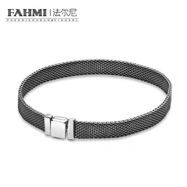fahmi 100% 925 sterling silver reflexions oxidised mesh bracelet diy beaded charm charm wholesale ing, Black
fahmi 100% 925 sterling silver reflexions oxidised mesh bracelet diy beaded charm charm wholesale ing, Black