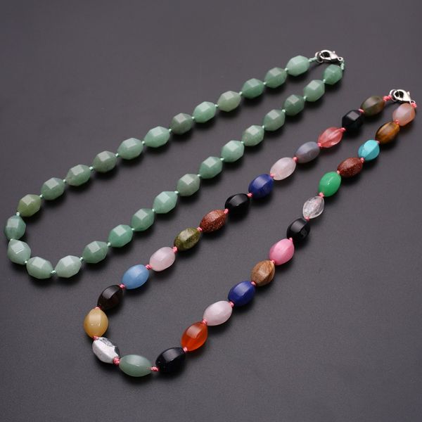 3pcs/lot natural crystal semi-precious stone sodalite women's colorful choker necklace knotted facet beaded necklace collar free, Silver
3pcs/lot natural crystal semi-precious stone sodalite women's colorful choker necklace knotted facet beaded necklace collar free, Silver