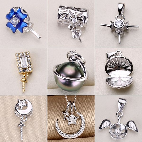 s925 sterling silver pendant settings zircon pearl necklace settings 16 styles fashion necklace for women blank diy jewelry, Slivery;crystal
s925 sterling silver pendant settings zircon pearl necklace settings 16 styles fashion necklace for women blank diy jewelry, Slivery;crystal