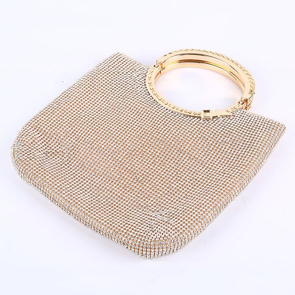 cross-border diamond-encrusted dinner bag quality hand-held handbags large space portable rhinestone evening banquet, Black
cross-border diamond-encrusted dinner bag quality hand-held handbags large space portable rhinestone evening banquet, Black