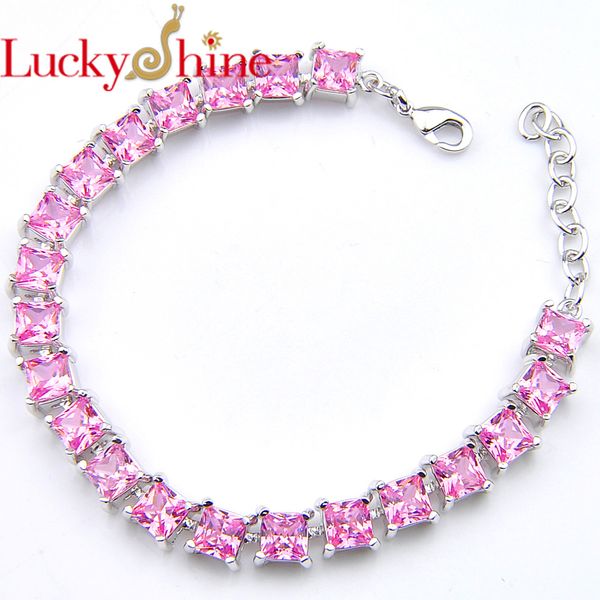 luckyshine fashion fire square розовый kunzite кристалл циркония серебряные браслеты-цепочки для россии сша украина свадебные подарки c19021, Black
luckyshine fashion fire square розовый kunzite кристалл циркония серебряные браслеты-цепочки для россии сша украина свадебные подарки c19021, Black