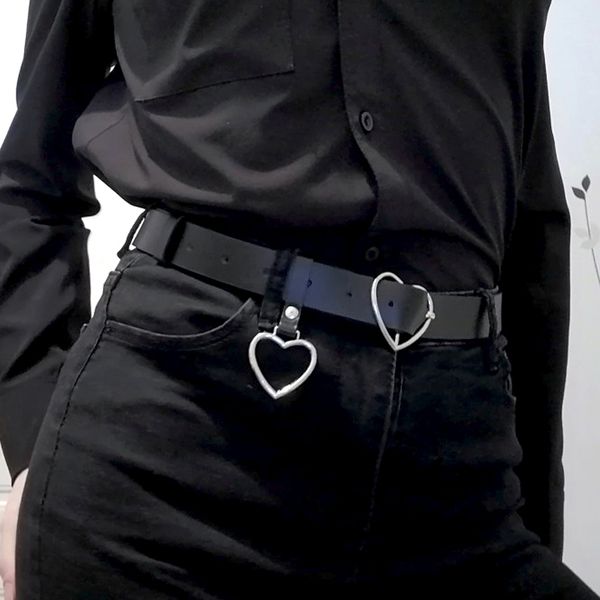 heart belt ladies black leather belts for women waist ceinture femme punk harajuku korean cinturon mujer waistband 2020 cintos, Black;brown
heart belt ladies black leather belts for women waist ceinture femme punk harajuku korean cinturon mujer waistband 2020 cintos, Black;brown