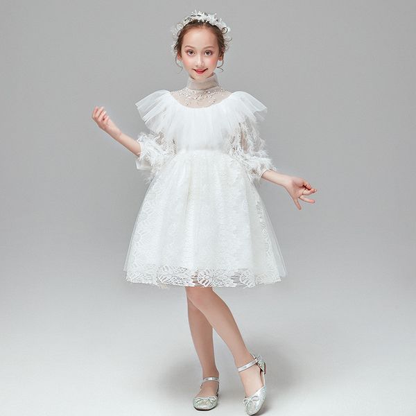 little girls toddler solid white color birthday wedding party princess mesh dress kids baby elegant host piano costumes dress, Red;yellow
little girls toddler solid white color birthday wedding party princess mesh dress kids baby elegant host piano costumes dress, Red;yellow