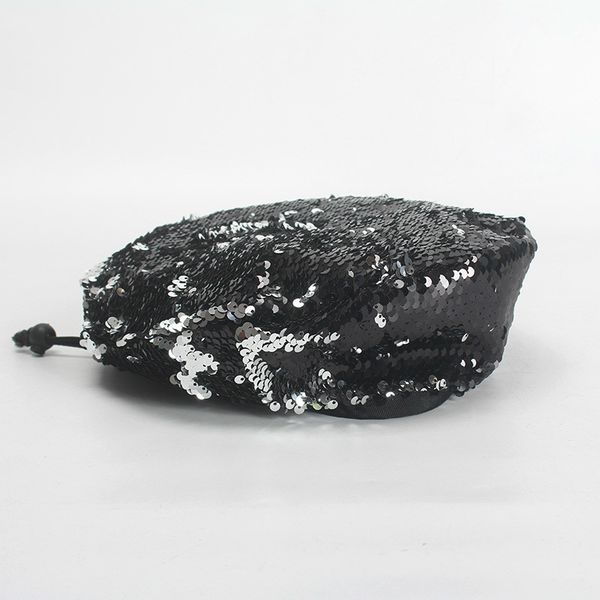 2019 new fashion women's autumn beret hat adjustable berets cap with sequins decoration solid colors hats for women, Blue;gray
2019 new fashion women's autumn beret hat adjustable berets cap with sequins decoration solid colors hats for women, Blue;gray