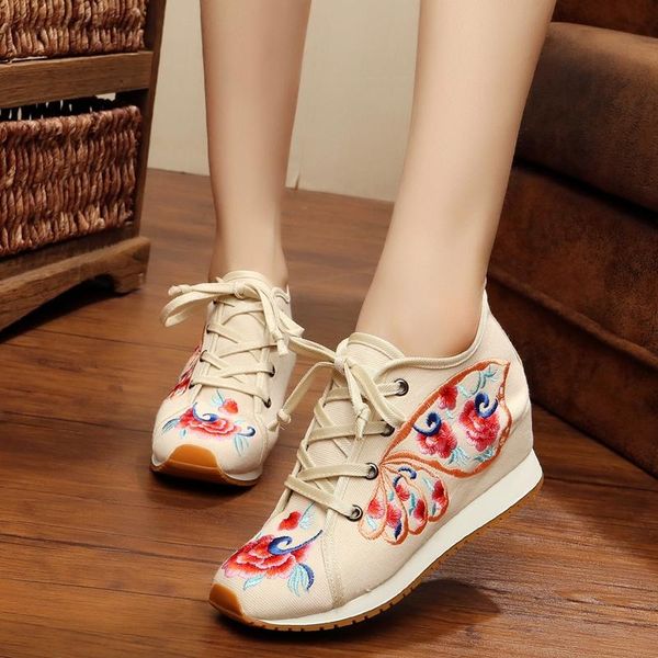 women's shoes casual denim shoes embroidery walking wedges women loafers, Black;white
women's shoes casual denim shoes embroidery walking wedges women loafers, Black;white