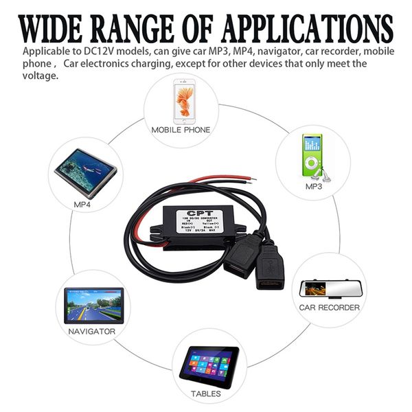 universial 15w dual voltage usb adapter 12 v to 5 v converter 3a double usb converter step down module interior car accessories
universial 15w dual voltage usb adapter 12 v to 5 v converter 3a double usb converter step down module interior car accessories