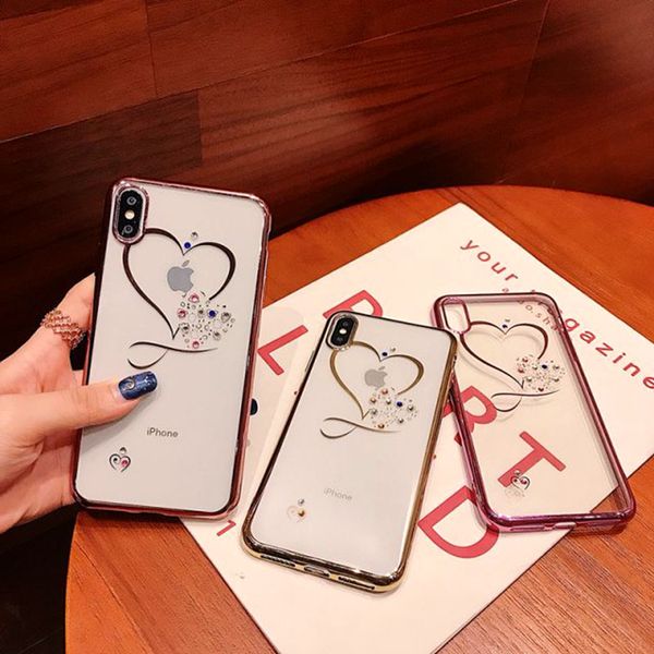 fashion love heart diamond plating soft phone case for iphone 11 pro x xr xs max silicone cover for iphone 7 8 6s plus 5 se 5s
fashion love heart diamond plating soft phone case for iphone 11 pro x xr xs max silicone cover for iphone 7 8 6s plus 5 se 5s
