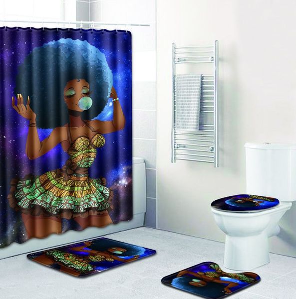 new bathroom sets carpet rug shower curtain african woman toilet seat cover bathroom non-slip carpet mat and shower curtain egyptian style
new bathroom sets carpet rug shower curtain african woman toilet seat cover bathroom non-slip carpet mat and shower curtain egyptian style