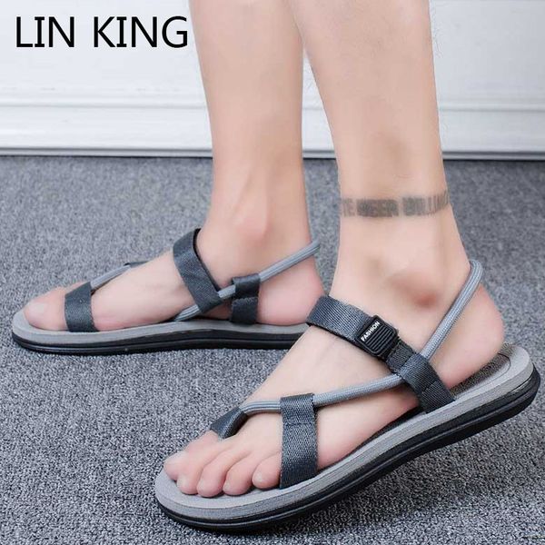 lin king fashion man beach sandals summer gladiator men's outdoor shoes roman men casual shoe flip flops non slip flats slippers, Black
lin king fashion man beach sandals summer gladiator men's outdoor shoes roman men casual shoe flip flops non slip flats slippers, Black