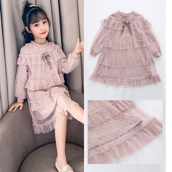 children's clothing girls, spring 2020 new lace princess dress zhong da tong korean version of the little mesh stitching dress, Red;yellow
children's clothing girls, spring 2020 new lace princess dress zhong da tong korean version of the little mesh stitching dress, Red;yellow