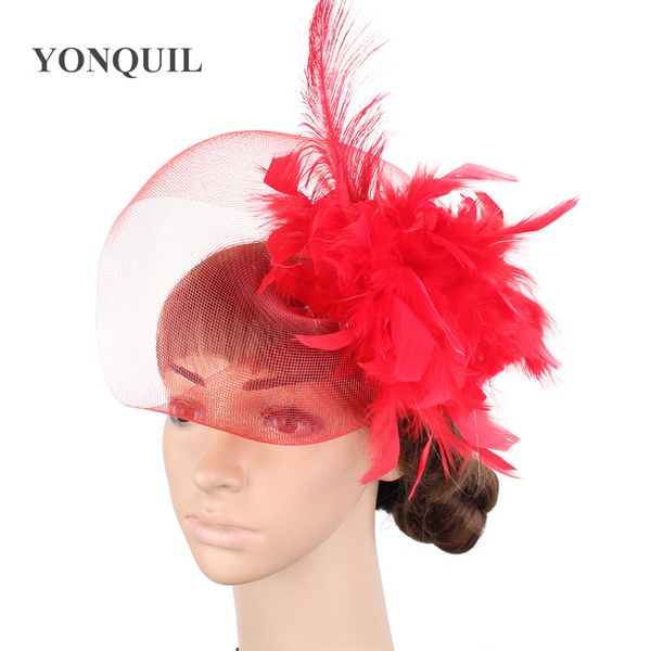 red wedding fascinator hair clips feater mesh bridal headdress race ladies elegant wedding party tea hair accessories syf474, Slivery;golden
red wedding fascinator hair clips feater mesh bridal headdress race ladies elegant wedding party tea hair accessories syf474, Slivery;golden