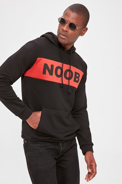 trendyol male hooded kangaroo pocket new sweatshirt tmnaw20sw0319, Black
trendyol male hooded kangaroo pocket new sweatshirt tmnaw20sw0319, Black