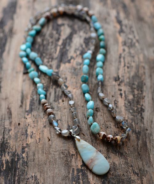 women necklace random shape labradorite onyx amazonite pendant necklace women lariat beads knotted bohemi necklace dropship cj191221, Silver
women necklace random shape labradorite onyx amazonite pendant necklace women lariat beads knotted bohemi necklace dropship cj191221, Silver