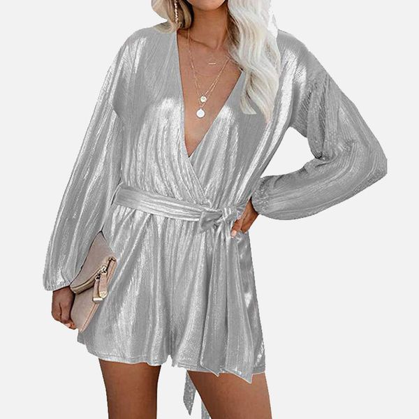spring club playsuit women long sleeve deep v-neck lace up playsuits woman romper 2020 autumn fashion solid ladies clothes, Black;white
spring club playsuit women long sleeve deep v-neck lace up playsuits woman romper 2020 autumn fashion solid ladies clothes, Black;white