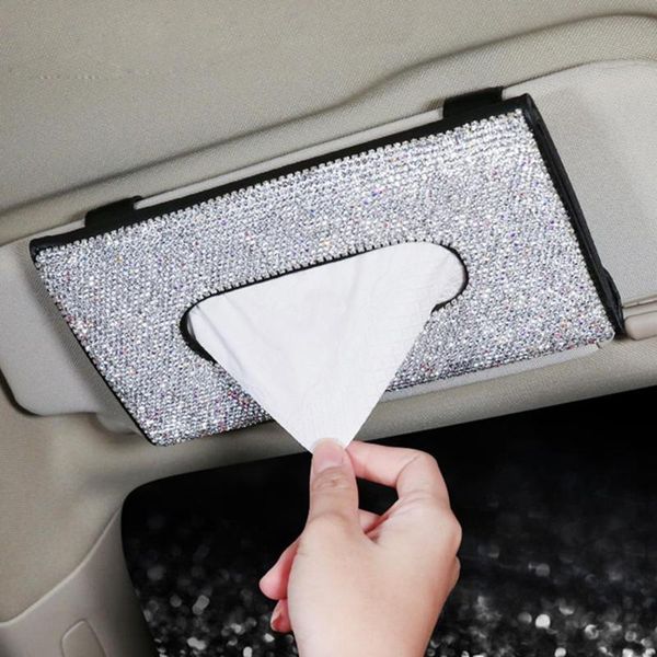 car tissue box sun visor diamond leather auto tissue paper holder case sunvisor hanging napkin box car accessories styling
car tissue box sun visor diamond leather auto tissue paper holder case sunvisor hanging napkin box car accessories styling