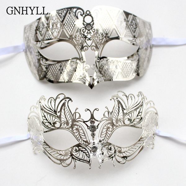 gnhyll luxury metal filigree rhinestone venetian masquerade couple mask pair ball event wedding party mask lot costume men women
gnhyll luxury metal filigree rhinestone venetian masquerade couple mask pair ball event wedding party mask lot costume men women