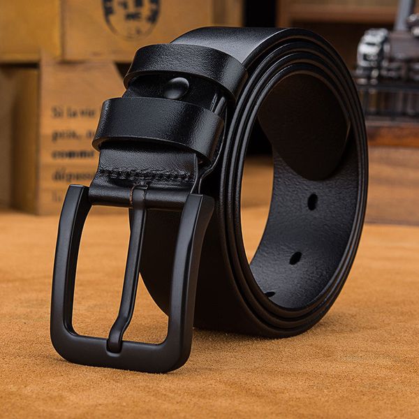 men belt genuine cowhide leather belts formal pin belt for man business youth version gift black brown
men belt genuine cowhide leather belts formal pin belt for man business youth version gift black brown