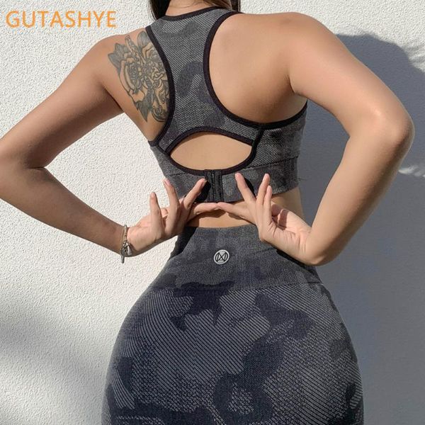 gutashye camouflage yoga set women seamless fitness yoga bra sports bra high waist gym camo leggings pants fitness suits workout
gutashye camouflage yoga set women seamless fitness yoga bra sports bra high waist gym camo leggings pants fitness suits workout