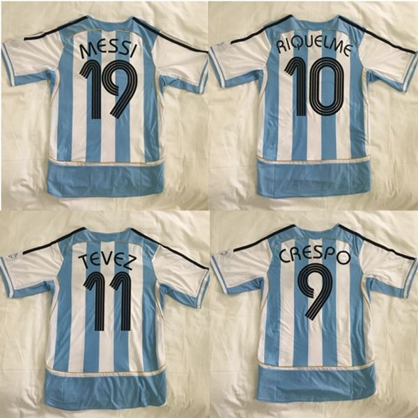 2006 argentinas retro soccer jerseys star messi 19 riquelme 10 crespo 9 tevez 11 milito 15 uniform de kits futbol shirt thailand quality foo, Black;yellow
2006 argentinas retro soccer jerseys star messi 19 riquelme 10 crespo 9 tevez 11 milito 15 uniform de kits futbol shirt thailand quality foo, Black;yellow