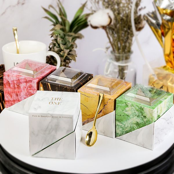 small marble paperboard boxes with clear cup set fruit cake ice cream package box bakery party dessert wrap supplies
small marble paperboard boxes with clear cup set fruit cake ice cream package box bakery party dessert wrap supplies